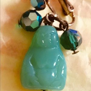 Vintage Park Lane (signed) Demi-Parue. Jade green